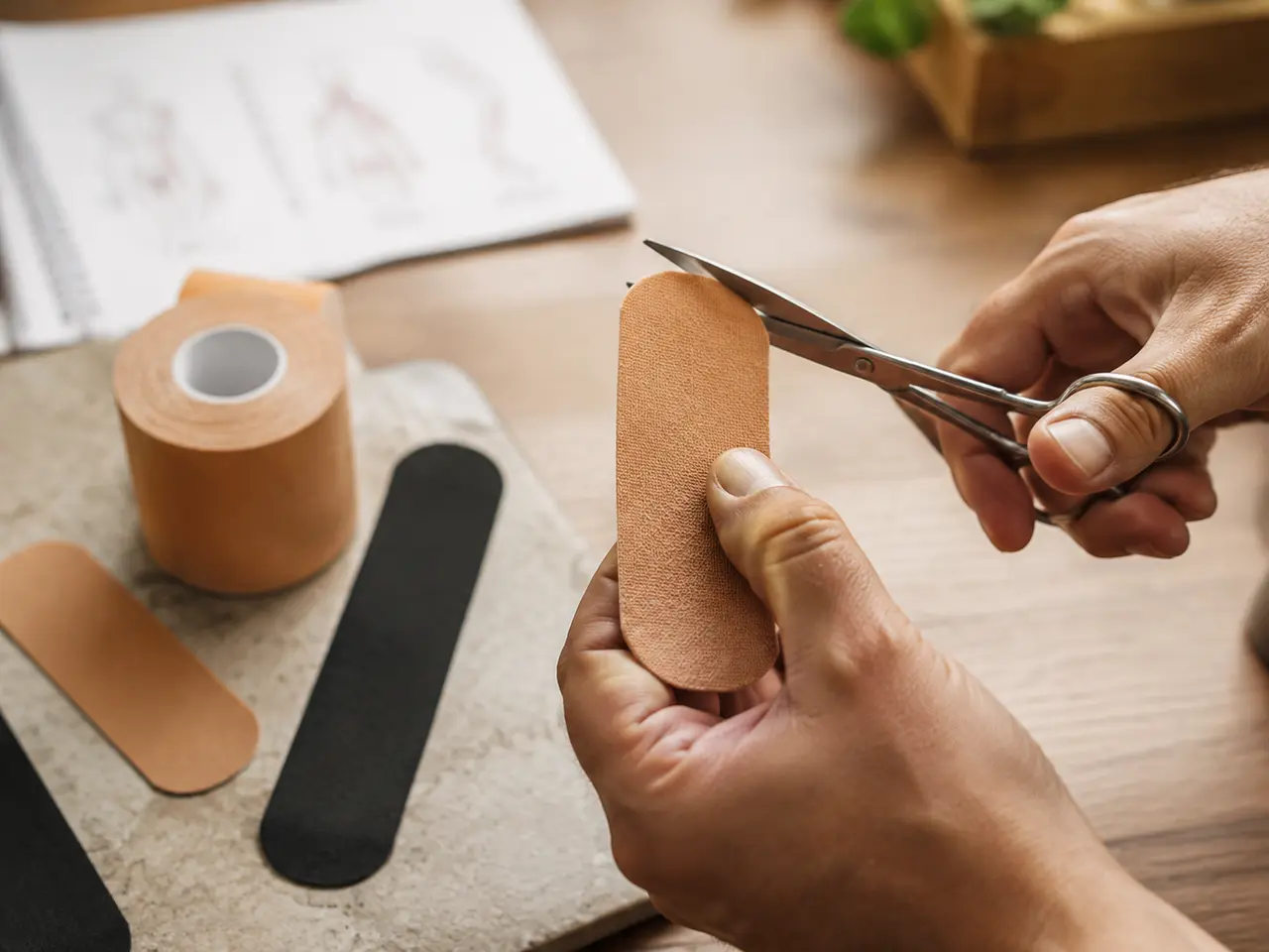 Preparación de kinesiotape
